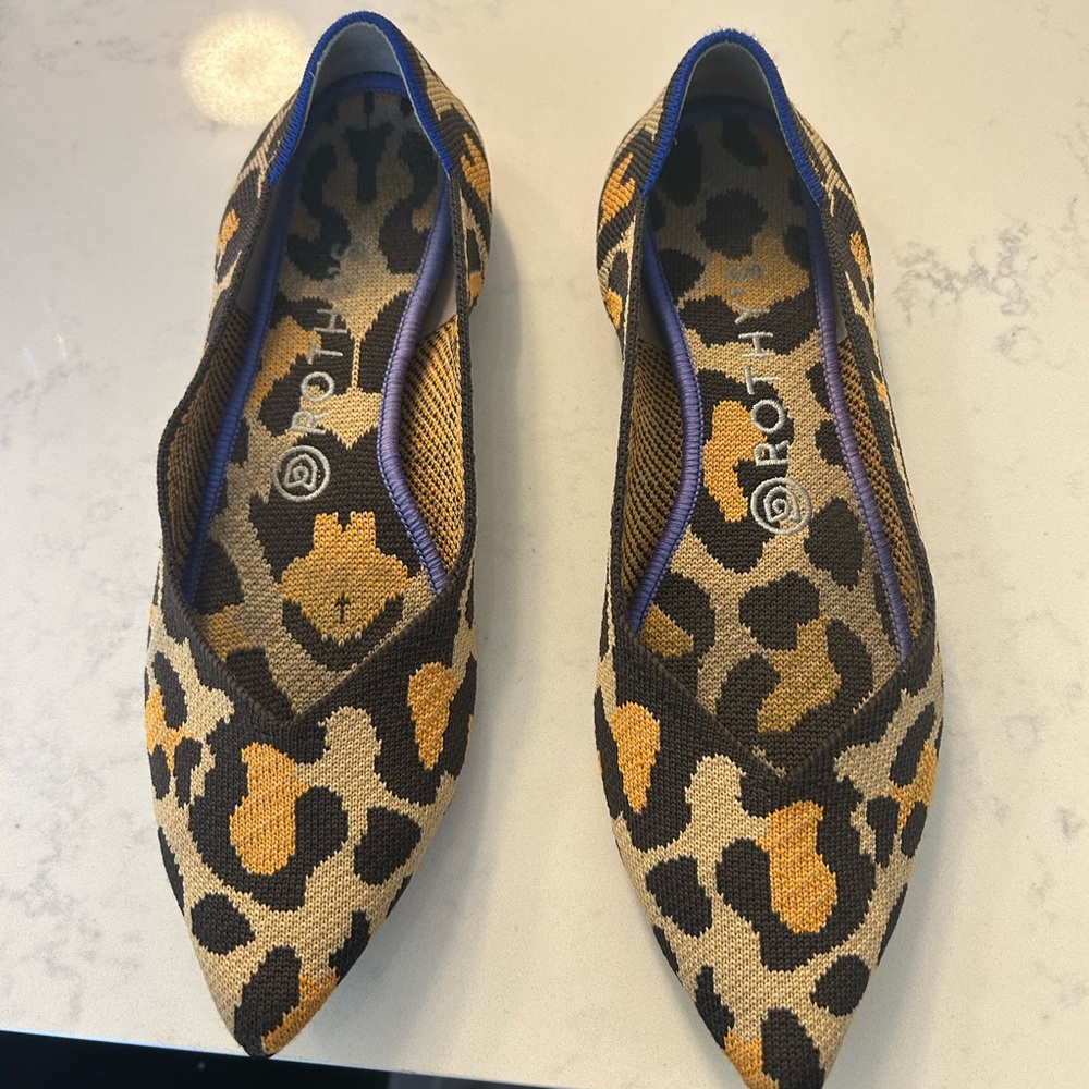 Rothy's Women's Leopard Print Flats